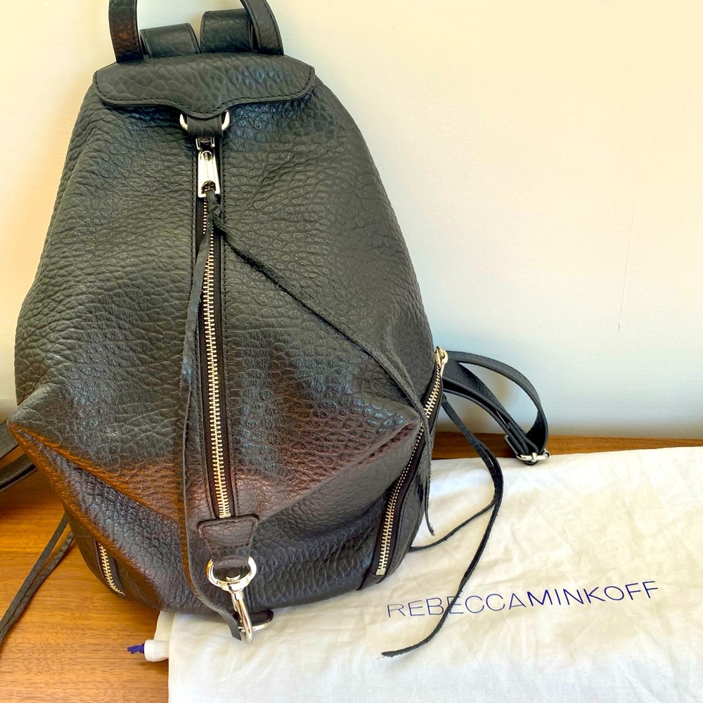 Rebecca Minkoff Julian Backpack (black leather)